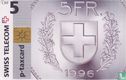 5 Franken Münze - Afbeelding 1