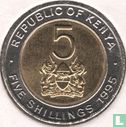Kenya 5 shillings 1995 - Image 1