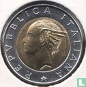 Italy 500 lire 1996 "70th anniversary Italian National Institute of Statistics" - Image 2