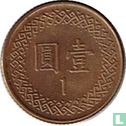 Taiwan 1 yuan 1984 (jaar 73) - Afbeelding 2