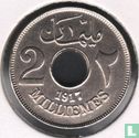Egypte 2 milliemes 1917 (AH1335 - zonder H) - Afbeelding 1