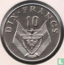 Rwanda 10 francs 1974 - Image 2