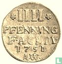 Anhalt-Köthen 4 Pfennig 1751 - Bild 1