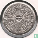 Peru 10 centavos 1880  - Afbeelding 1