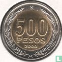 Chile 500 pesos 2000 - Image 1