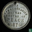 Great Britain (UK)  Commemoration of the Return of Peace - William, Emperor of Germany  1871 - Bild 1