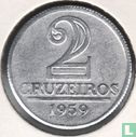 Brazil 2 cruzeiros 1959 - Image 1