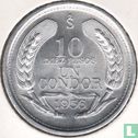 Chili 10 pesos 1956 - Image 1
