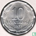 Chili 10 centavos 1977 - Afbeelding 1