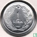 Turkije 1 lira 1981 - Afbeelding 1