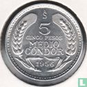 Chili 5 pesos 1956 - Afbeelding 1