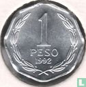 Chile 1 peso 1992 (type 2) - Image 1