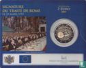 Luxemburg 2 euro 2007 (coincard) "50th Anniversary of the Treaty of Rome" - Afbeelding 1