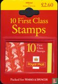 Marks & Spencer 10 First Class Stamps Bubble Packs  - Afbeelding 1