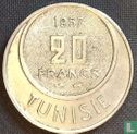 Tunisia 20 francs 1957 (AH1376) - Image 1