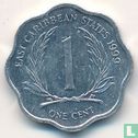 East Caribbean States 1 cent 1999 - Image 1