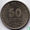 Malaya und British Borneo 50 Cent 1957 (KN) - Bild 1