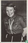 H.K.H. Prinses Beatrix in het uniform van het Ned. Padvindsters Gilde - Afbeelding 1