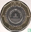 Cape Verde 100 escudos 1994 (brass ring) "Sailing ship Madalan" - Image 1