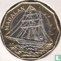 Cap-Vert 100 escudos 1994 (anneau en laiton) "Sailing ship Madalan" - Image 2