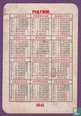 Joker, Austria, Hungary, Speelkaarten, Playing Cards, Calendar Card 1941 - Afbeelding 2