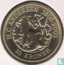 Denemarken 10 kroner 2006 (aluminium-brons) "200th anniversary Birth of Hans Christian Andersen - Snow Queen" - Afbeelding 2