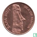 Easter Island 50 Pesos 2007 (Copper Plated Brass) - Afbeelding 2