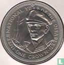 Man 1 crown 1981 (koper-nikkel) "International Year of the disabled - Sir Francis Chichester" - Afbeelding 2