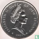 Nieuw-Zeeland 1 dollar 1981 "Royal Visit" (koper-nikkel) - Afbeelding 1