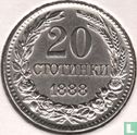 Bulgarije 20 stotinki 1888 - Afbeelding 1