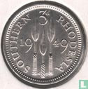 Zuid-Rhodesië 3 pence 1949 - Afbeelding 1