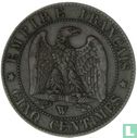 France 5 centimes 1856 (W) - Image 2