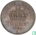 Frankrijk 50 centimes 1864 (K) - Afbeelding 1