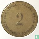 Broeders van Liefde 2 francs (muntslag) - Afbeelding 1