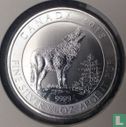 Canada 2 dollars 2015 (kleurloos) "Grey wolf" - Afbeelding 1