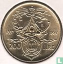 Italië 200 lire 1997 "Centennial of the Italian Naval League" - Afbeelding 1