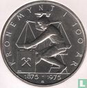 Norwegen 5 Kroner 1975 "100th anniversary of Krone currency" - Bild 1