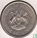 Uganda 5 shillings 1968 "F.A.O. - Coin Plan - 16th October 1968" - Afbeelding 2