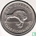 Nouvelle-Zélande 1 florin 1964 - Image 1