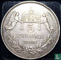 Hongarije 5 korona 1909 - Afbeelding 1