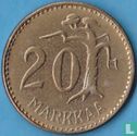 Finland 20 markkaa 1962 - Image 2