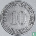 Duitse Rijk 10 pfennig 1903 (J) - Afbeelding 1
