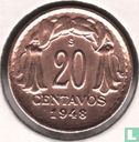Chili 20 centavos 1948 - Afbeelding 1