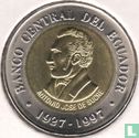 Ecuador 100 sucres 1997 "70th anniversary of the Central Bank" - Image 1