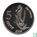Cocos (Keeling) Islands 5 Cents 2004 (Koper vernikkeld koper) - Bild 1