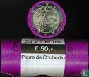 France 2 euro 2013 (roll) "150th anniversary of the birth of Pierre de Coubertin" - Image 2