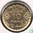 Maroc 10 francs 1952 (AH1371) - Image 2