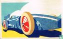 De auto van Sir Campbell