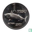 Easter Island 1 Peso 2007 (Nickel Plated Brass) - Afbeelding 1