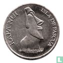 Easter Island 1000 Pesos 2008 (Nickel Plated Zinc) - Image 2
